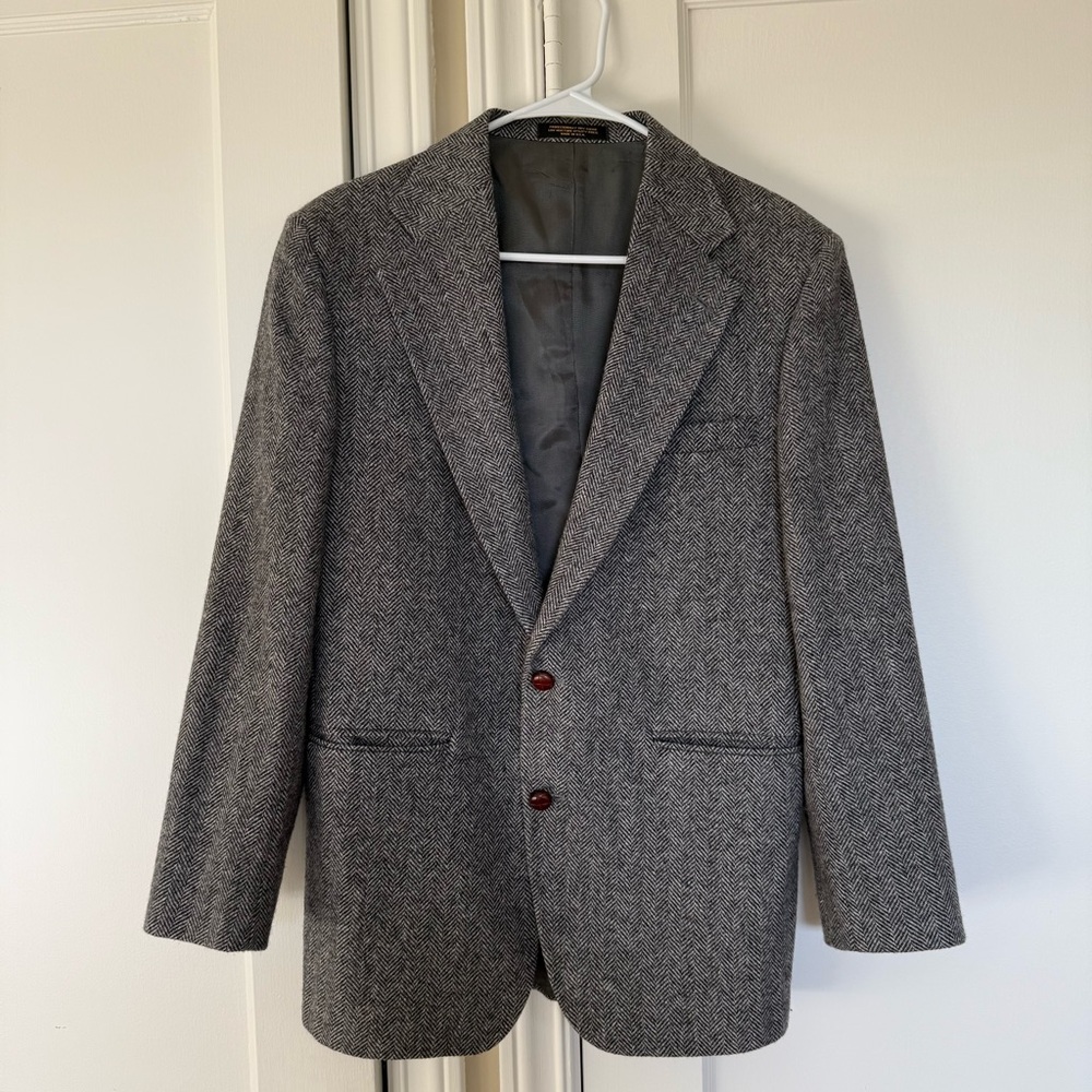 Vintage Nordstrom Wool Gray Blazer
